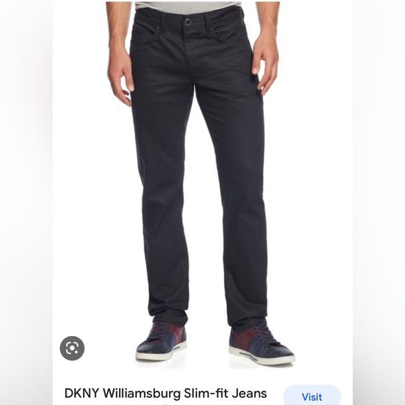 DKNY Williamsburg Slim Jeans Selvedge - Picture 1 of 6
